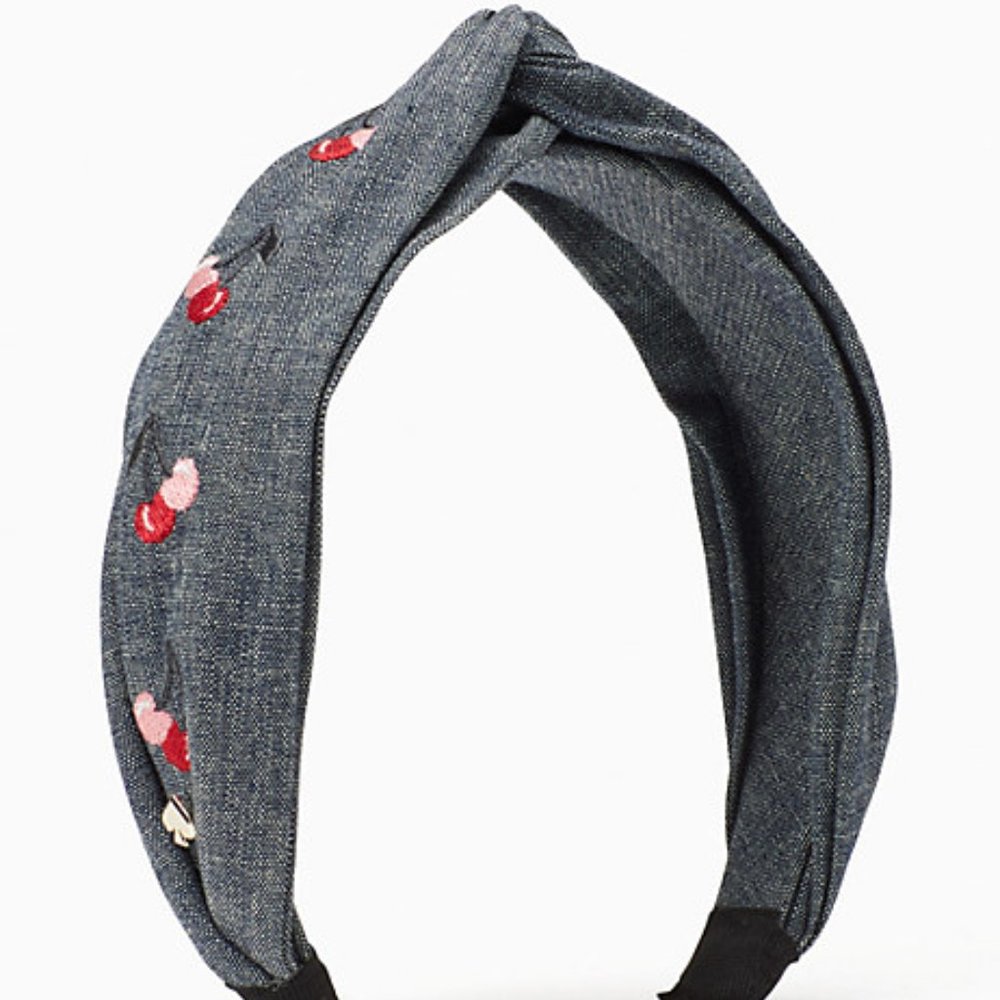 kate spade denim 🍒 headband